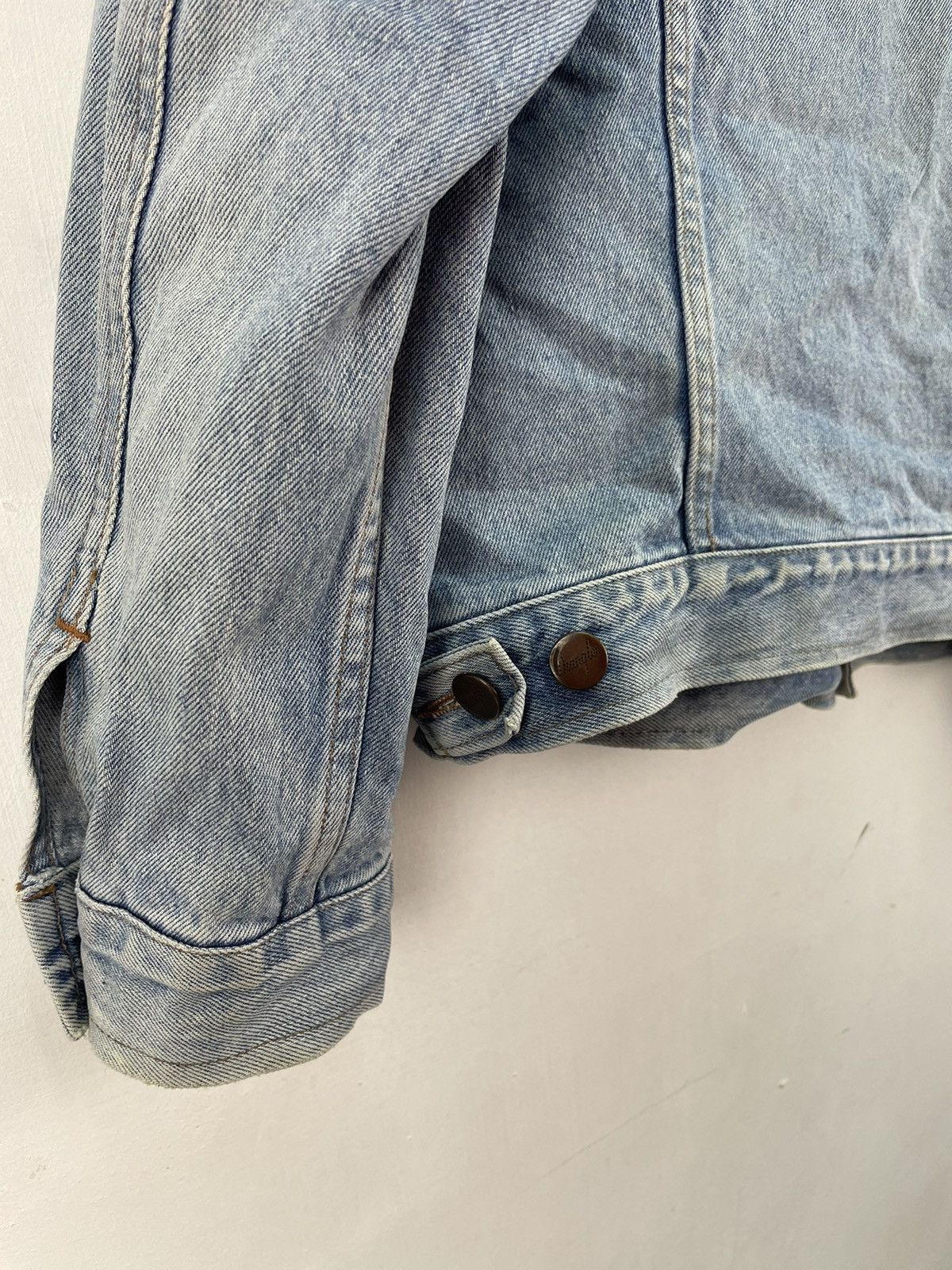 Vintage × Wrangler Vintage 70s 80s Wrangler Denim Trucker Jacket Faded Wash Size US L / EU 52-54 / 3 - 13 Thumbnail
