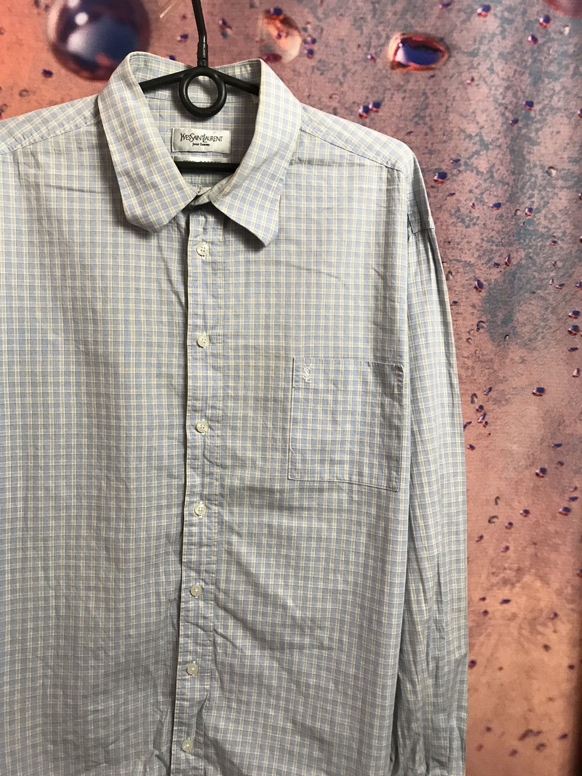 Yves Saint Laurent Vintage YSL Yves Saint Laurent luxury shirt Size US XXL / EU 58 / 5 - 1 Thumbnail