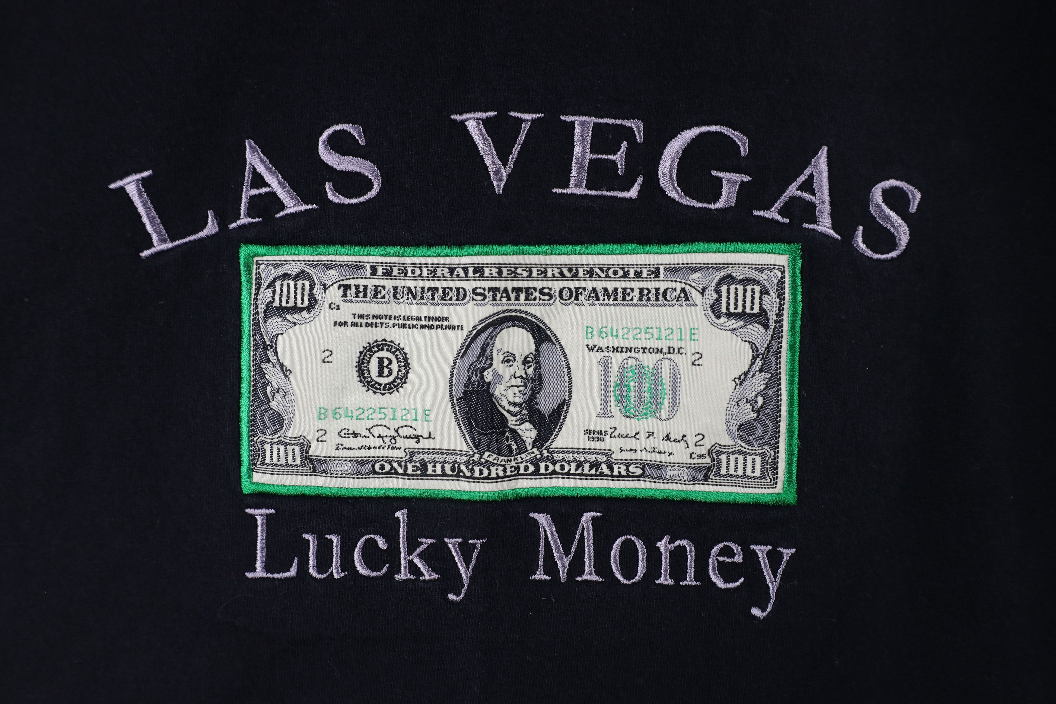 Vintage Vintage 90s Streetwear Lucky Money Short Sleeve T-Shirt Size US XXL / EU 58 / 5 - 4 Thumbnail
