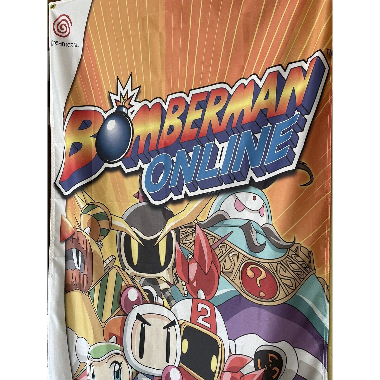 Other Bomberman Online 5ft Flag Sega Dreamcast 2001 Banner Poster Size ONE SIZE - 2 Thumbnail
