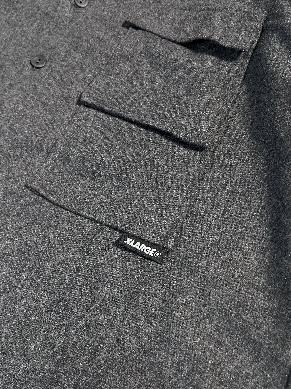 X-LARGE Vintage y2k Xlarge X-large brand Wool Shirt Size US XL / EU 56 / 4 - 4 Thumbnail