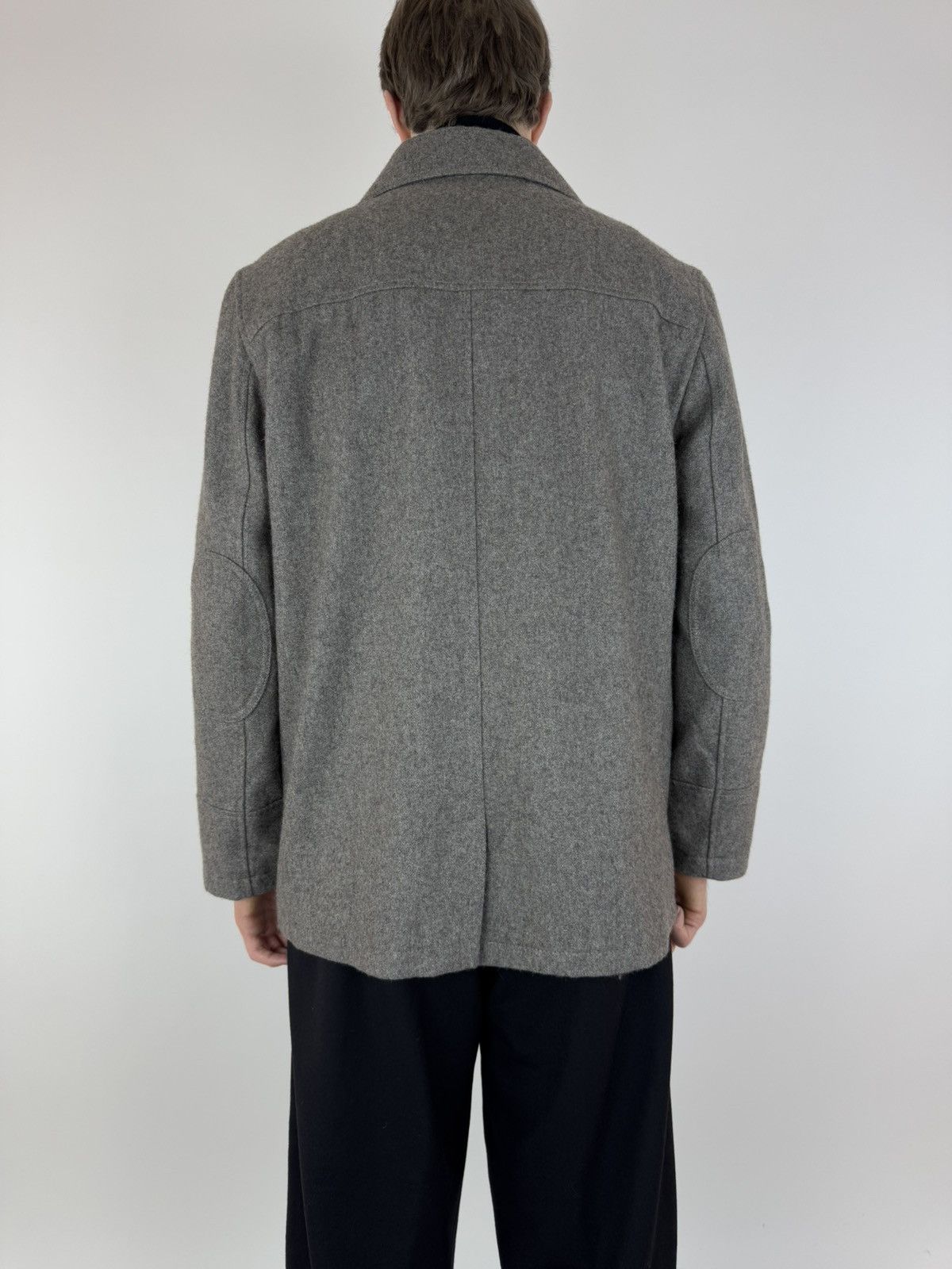 Jasper Conran JASPER CONRAN Wool Coat Double-breasted Tweed Overcoat Size US XL / EU 56 / 4 - 6 Thumbnail