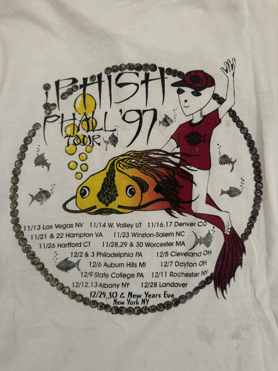 Vintage Thrashed Jim Pollock x Phish Tee Size US L / EU 52-54 / 3 - 6 Thumbnail