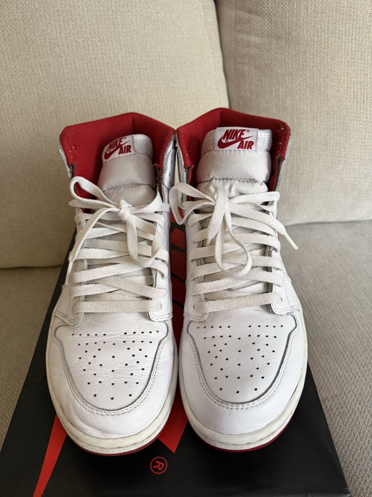 Jordan Brand JORDAN 1 RETRO - Metallic Red (2017) Size US 10 / EU 43 - 7 Thumbnail