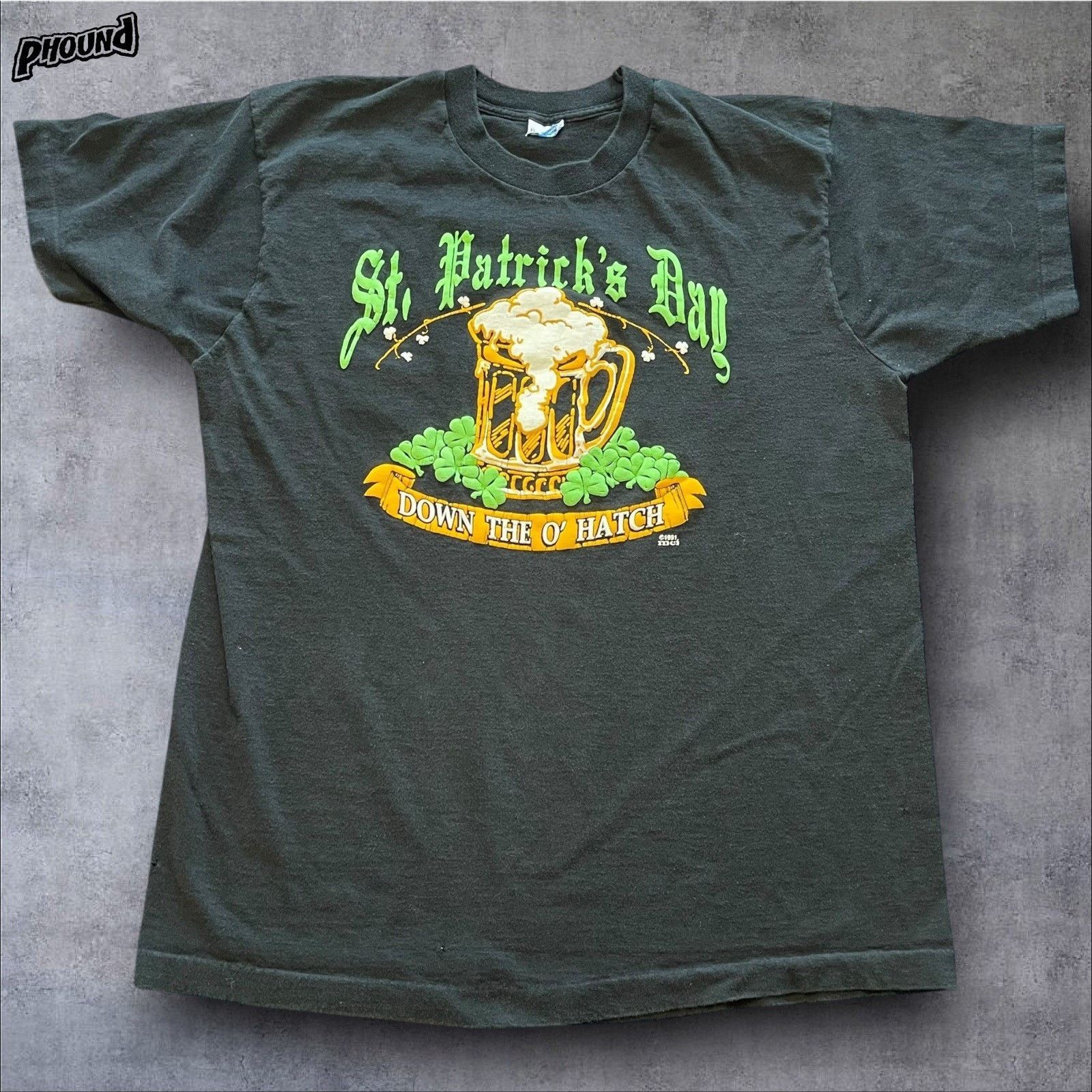 Vintage Vtg 90s Crowleys Tavern Patricks Day Bar T Shirt Men Sz XL Size US XL / EU 56 / 4 - 1 Thumbnail