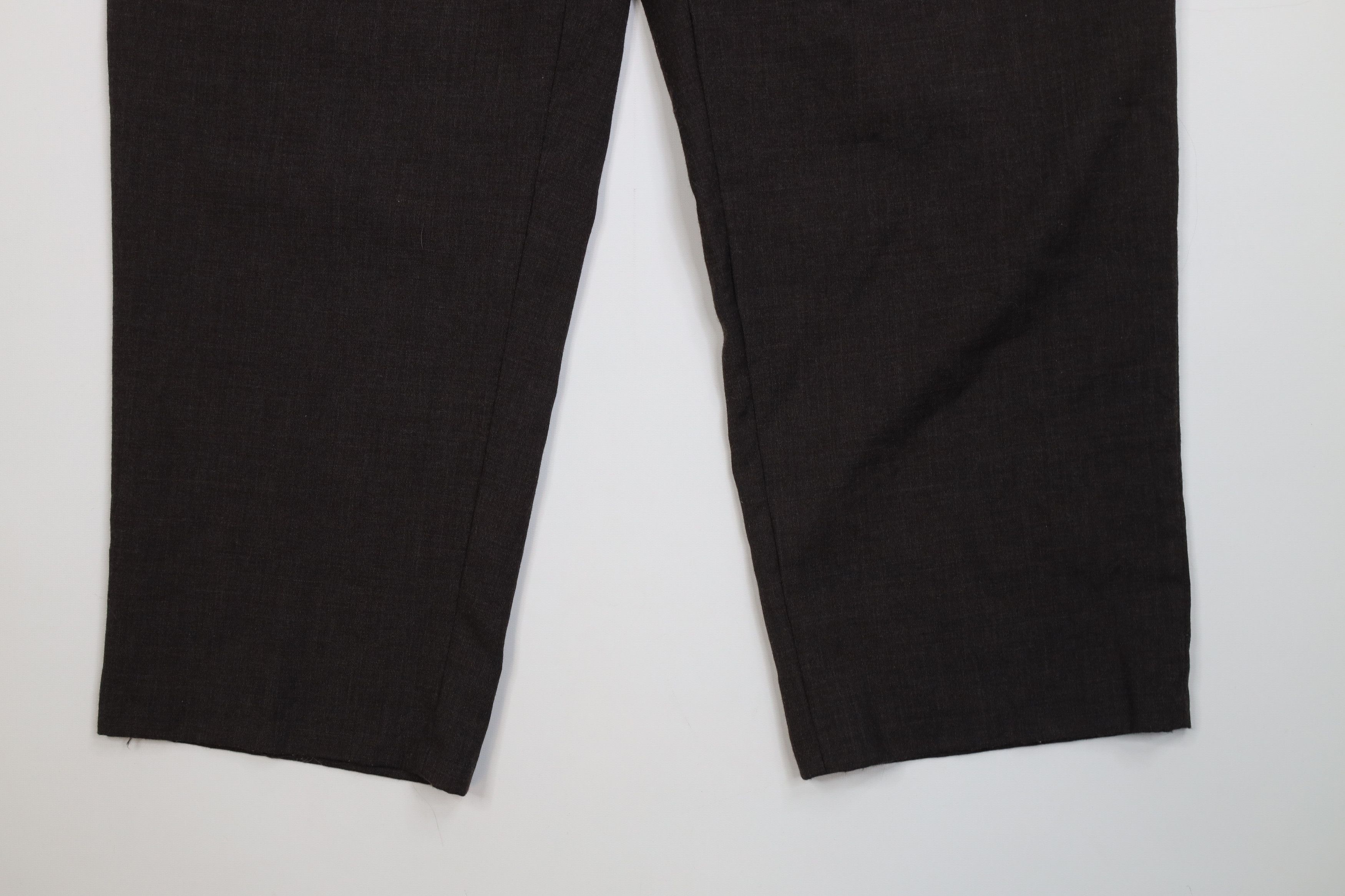 Vintage Vintage 70s Streetwear Knit Wide Leg Chino Pants Brown USA Size US 42 / EU 58 - 4 Thumbnail