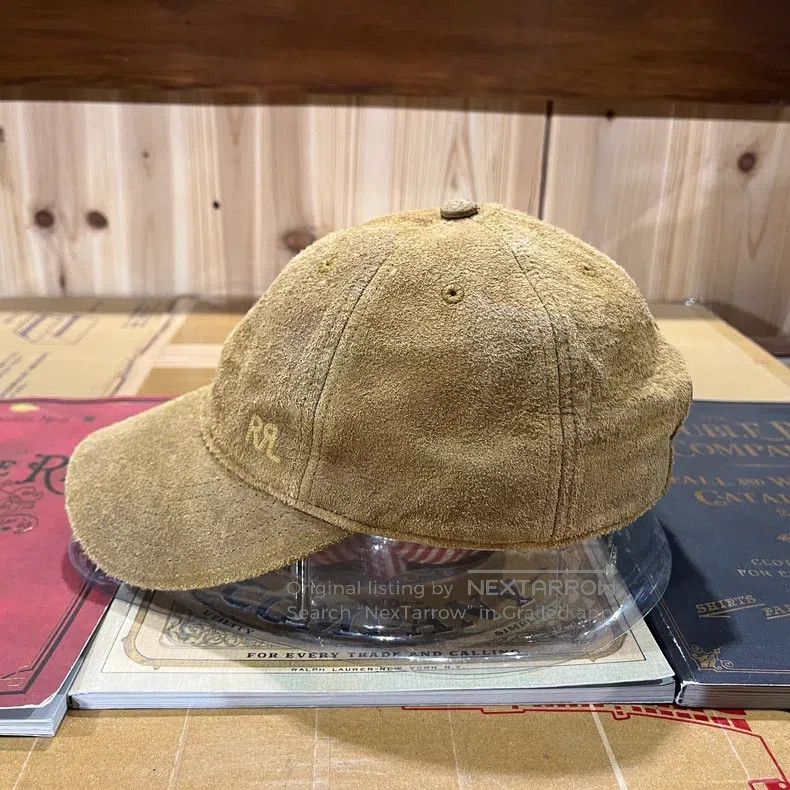 RRL Ralph Lauren RRL Ralph Lauren Suede Baseball Cap Size ONE SIZE - 5 Thumbnail