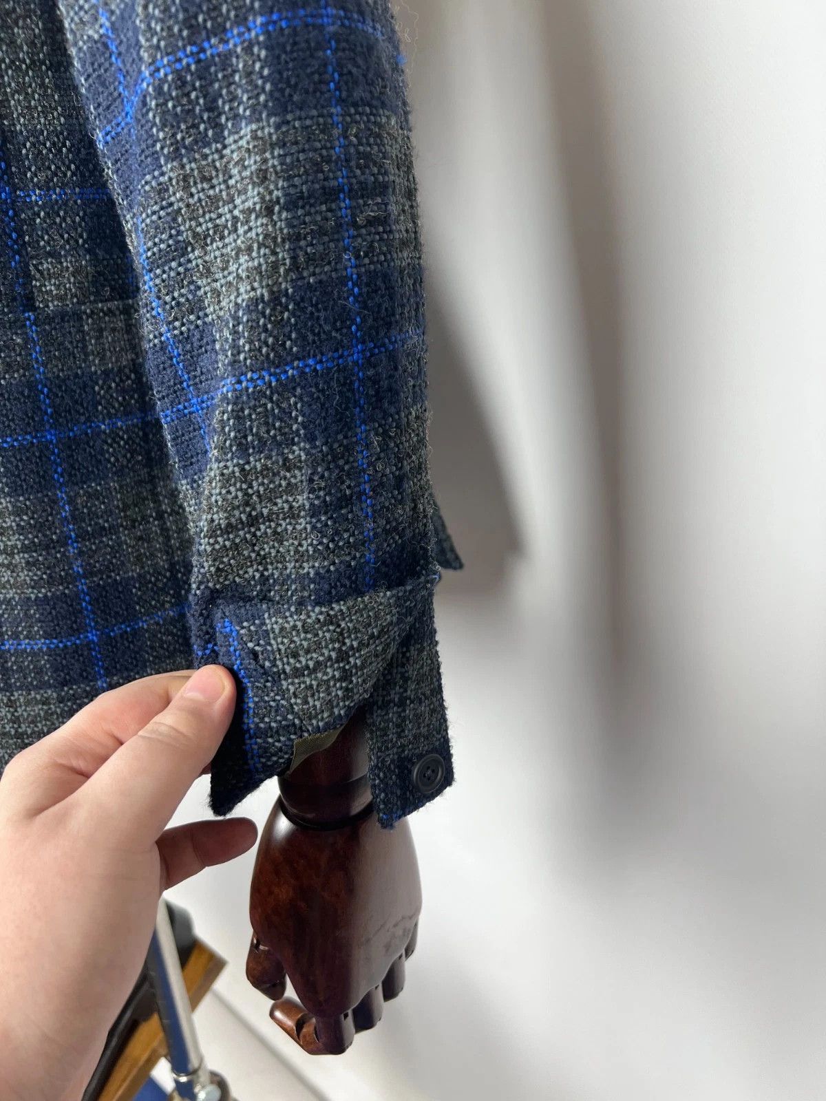 Paul Smith Paul Smith Double Breasted Plaid Blazer Jacket Size 36R - 5 Thumbnail