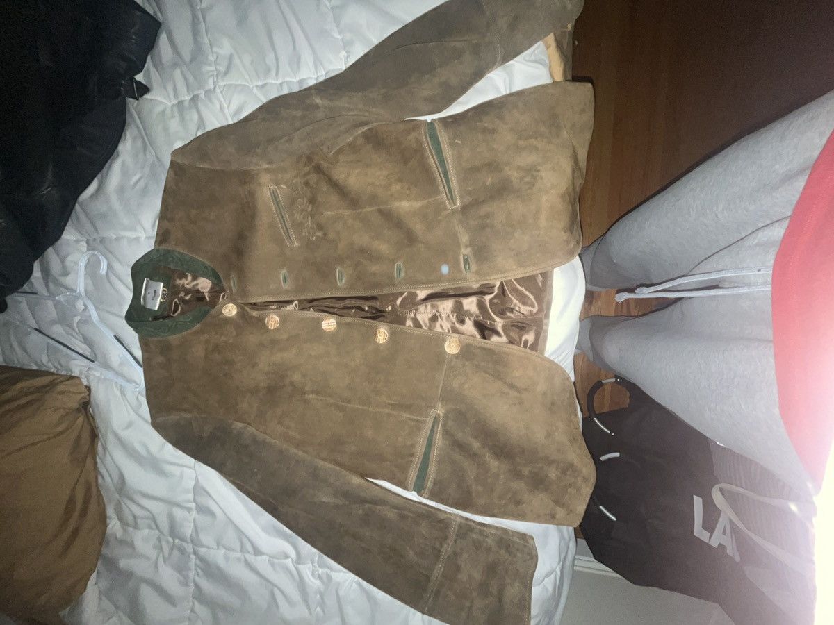 Other Meindl Austria Suede Trachten Jacket Premium BavarianLeather Size 52R - 1 Thumbnail