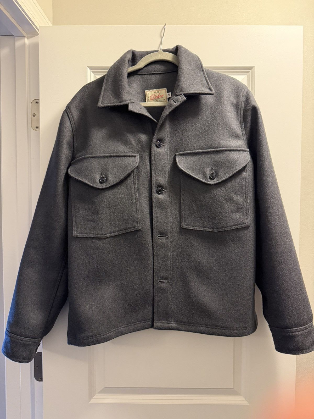 Dehen 1920 Skyline Overshirt - Pewter Gray Size US M / EU 48-50 / 2 - 1 Thumbnail