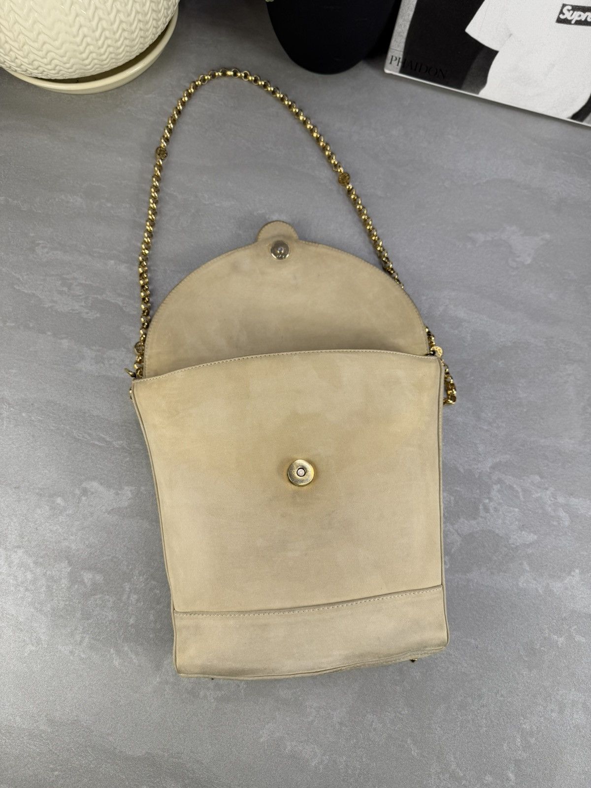 Tiffany & Co. TIFFANY & Co. Chain Shoulder Bag crossbody beigegold vintage Size ONE SIZE - 17 Thumbnail