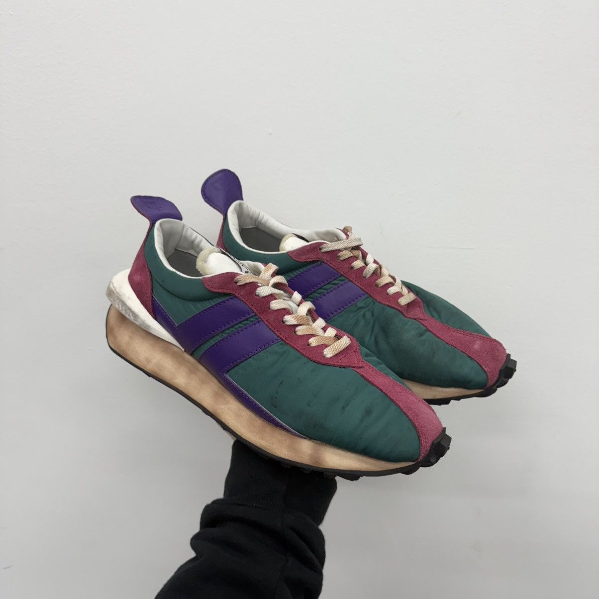 Lanvin Lanvin Ssense Paris Running Sneakers - Size 46 US 13 Size US 13 / EU 46 - 1 Thumbnail