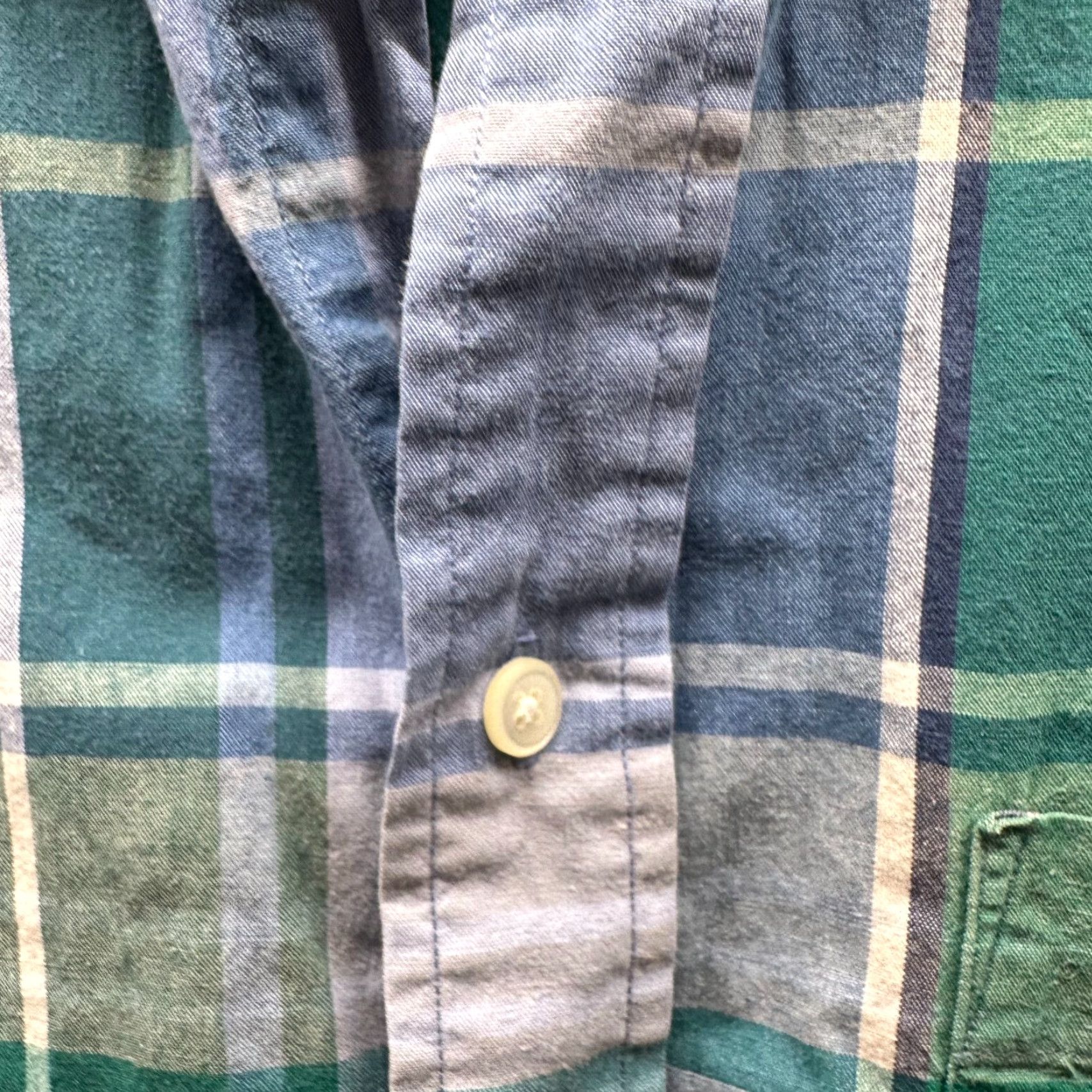 Nautica VINTAGE Nautica Shirt Mens Large Blue Plaid 90s Button-Up Short Sleeve Cotton Collared Beach Casual Workwear Size US L / EU 52-54 / 3 - 5 Thumbnail