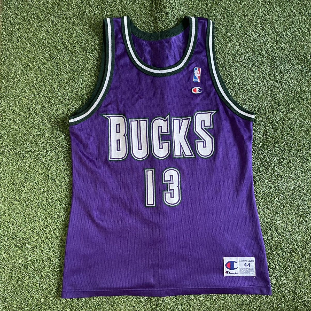 Champion Vintage Champion Jersey Milwaukee Bucks Robinson Mens 44 (L) Size US L / EU 52-54 / 3 - 1 Thumbnail