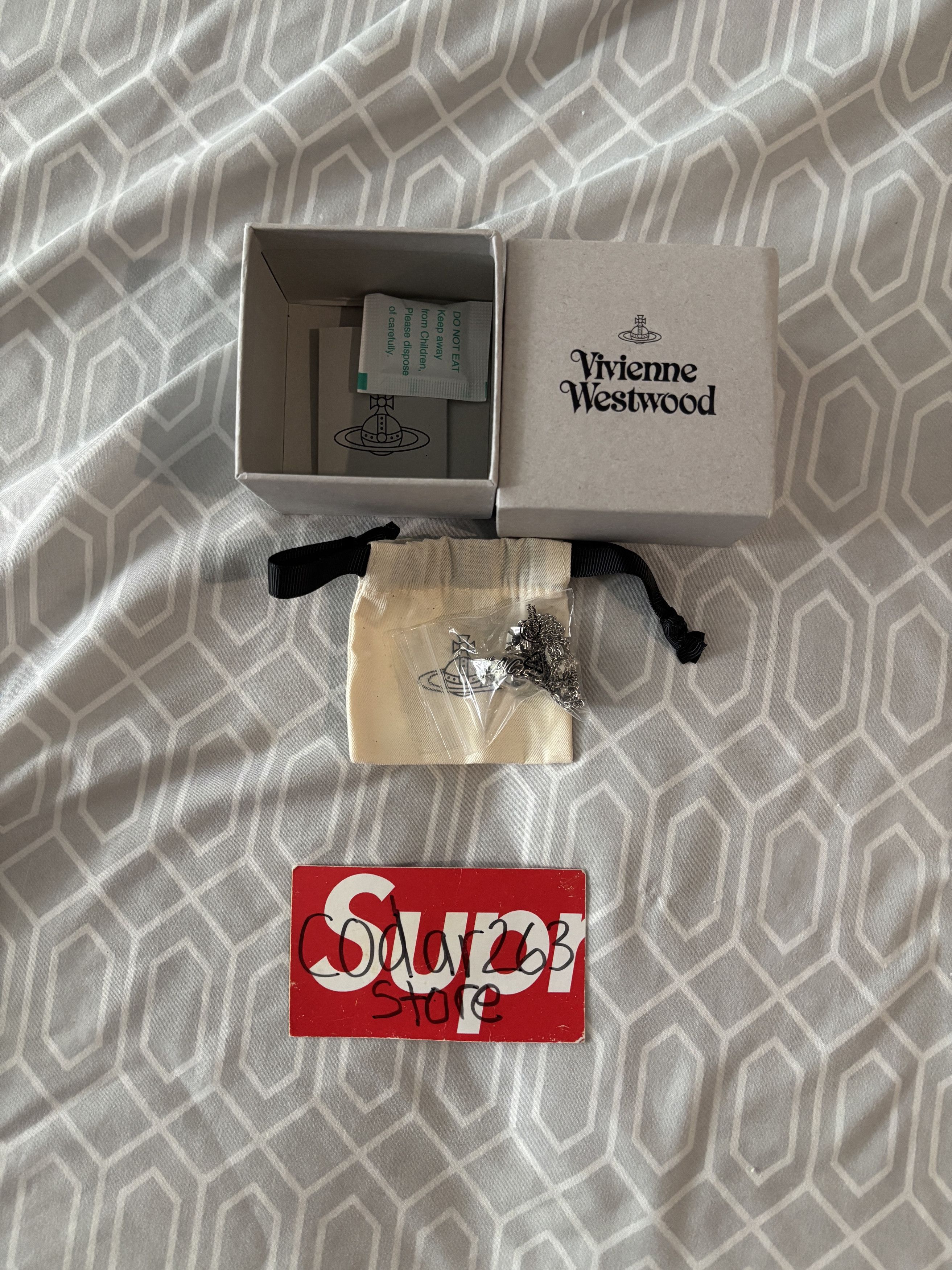 Orb Pendant Necklace - Palace x Vivienne Westwood Silver