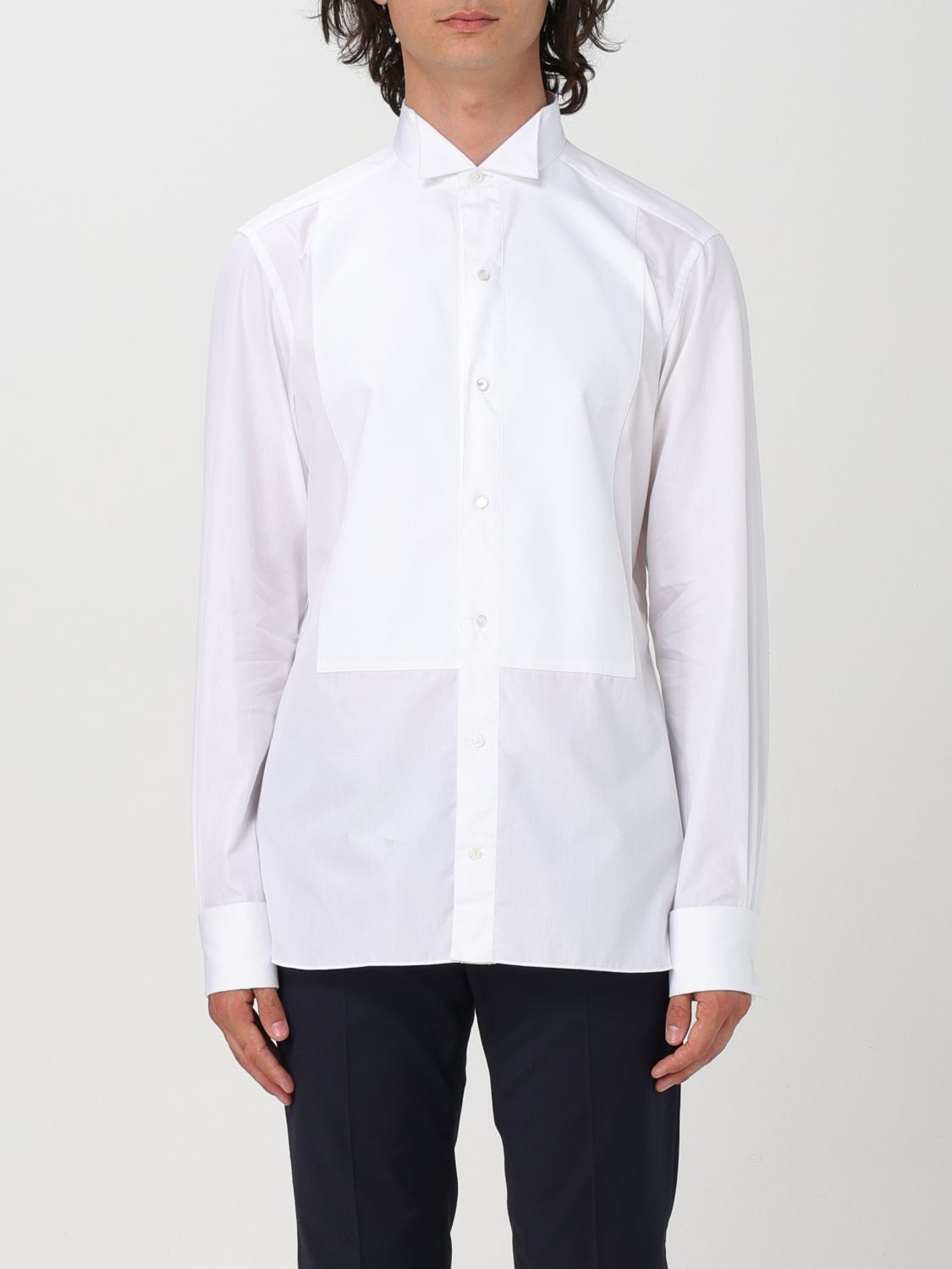 image of Ermenegildo Zegna Zegna Shirt Men White (Size XL)
