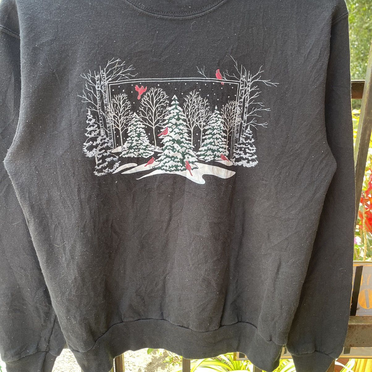 Vintage 🔥Vintage Morning Sun Bird Cardinals Retro Sweatshirts Size US S / EU 44-46 / 1 - 5 Thumbnail