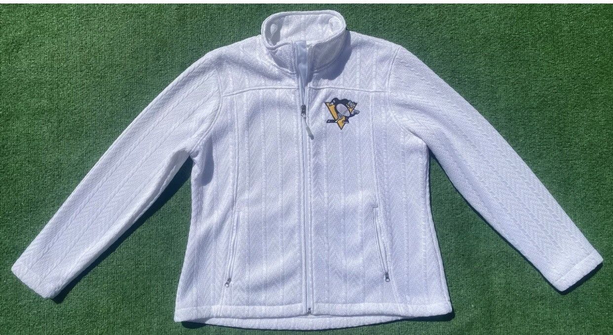 NHL NHL Pittsburg Penguins Glll Sports Carl Banks Knit Jacket XL Size XL / US 12-14 / IT 48-50 - 2 Thumbnail