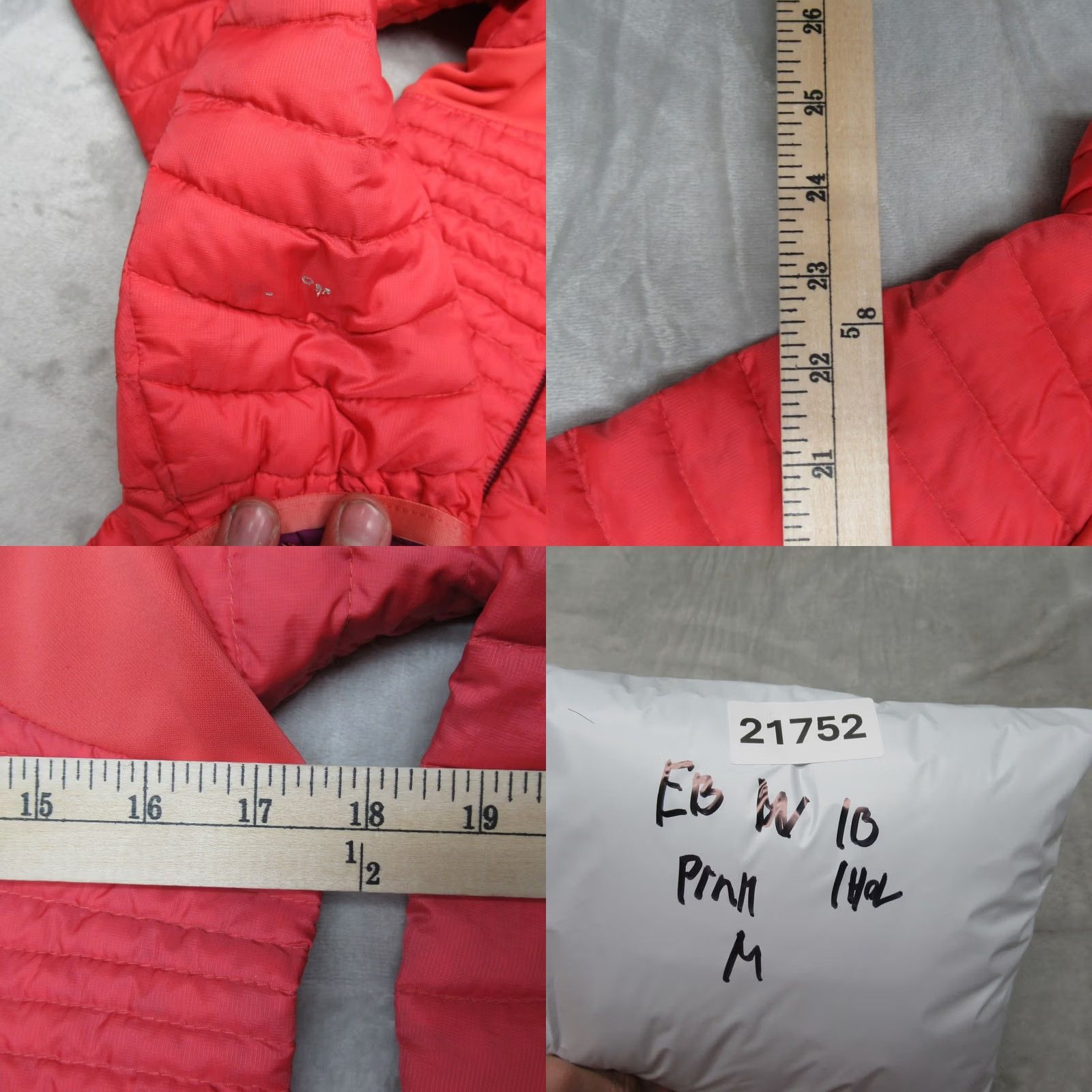 Eddie Bauer Eddie Bauer Down Jacket Women M Orange Quilted Puffer Coat Zip Front Mid-Length Size M / US 6-8 / IT 42-44 - 9 Thumbnail
