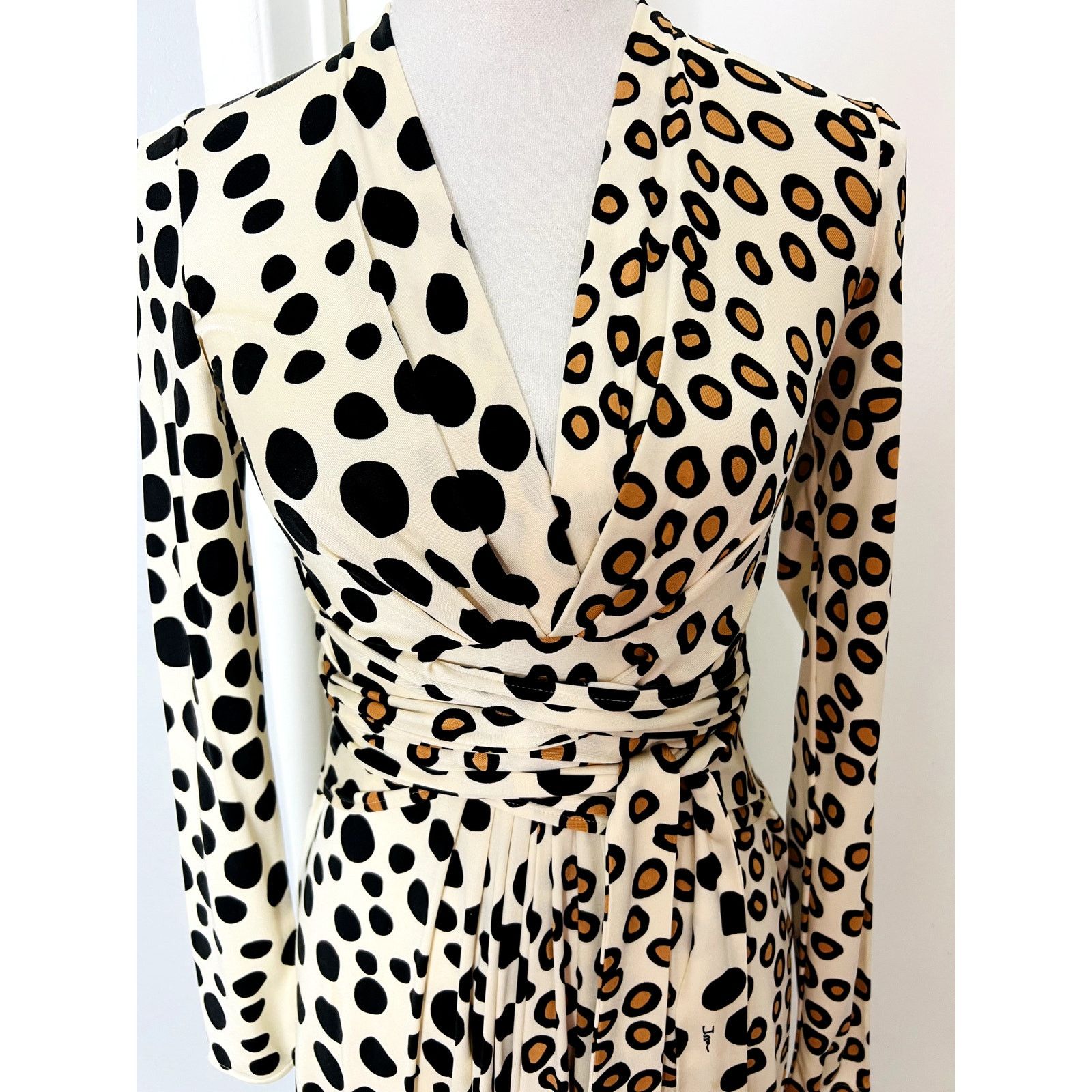 Temperley London Issa London silk animal print waist dress 4 Net a porter Size S / US 4 / IT 40 - 3 Thumbnail