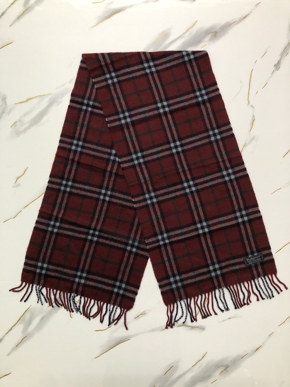 Burberry Vintage Burberrys Muffler Scarf Size ONE SIZE - 4 Thumbnail