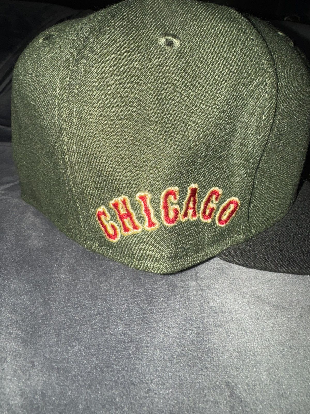 New Era New Era 59Fifty Chicago White Sox Throwback Logo Olive Size ONE SIZE - 2 Thumbnail