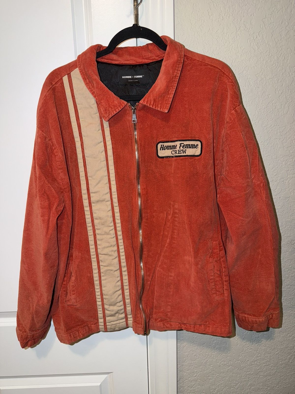 Homme + Femme La This Homme + Femme "Crew" Corduroy Racing Jacket Size US L / EU 52-54 / 3 - 1 Thumbnail