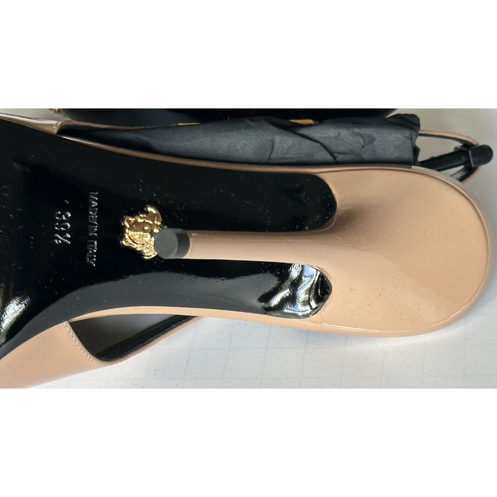 Versace Versace Sling Back Leather Pump Shoes Blush 9.5 US 1012127 Size US 9.5 / IT 39.5 - 12 Thumbnail