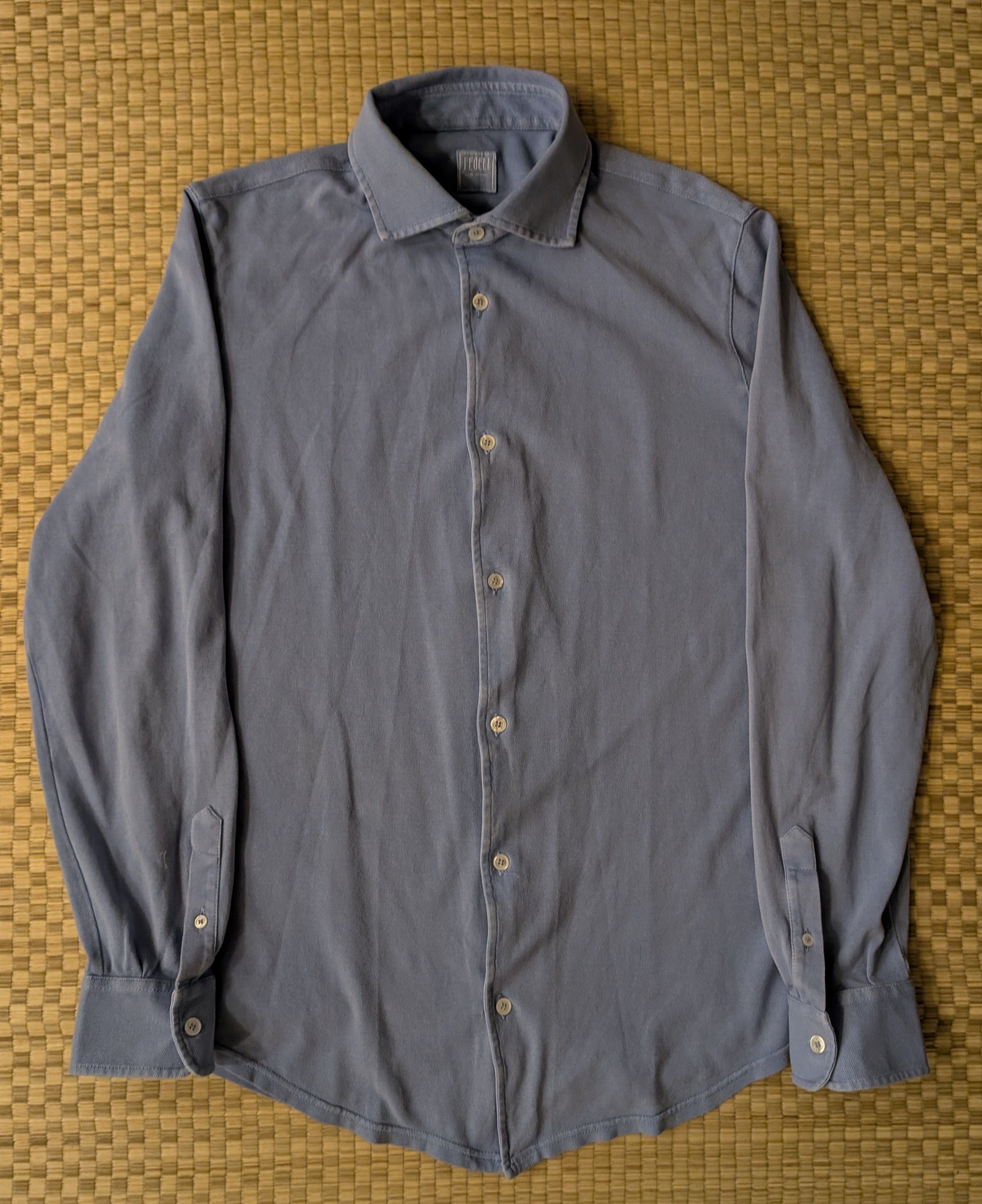 Fedeli Fedeli Long Sleeve Button Up Shirt Size IT 50 Made in Italy Size US M / EU 48-50 / 2 - 1 Thumbnail