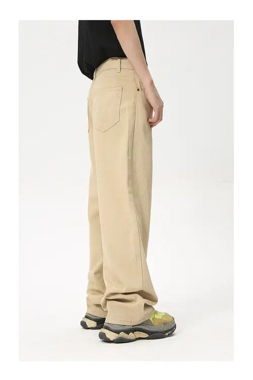 Other Vintage Khaki Casual Wide Leg Jeans Size US 32 / EU 48 - 3 Thumbnail