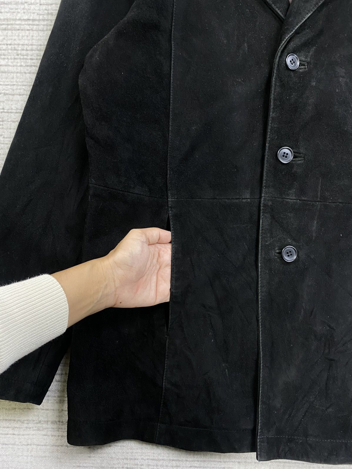 Yasuyuki Ishii 🔥Vintage Ficce Uomo Yasuyuki Ishii Leather Jacket Size US M / EU 48-50 / 2 - 6 Thumbnail