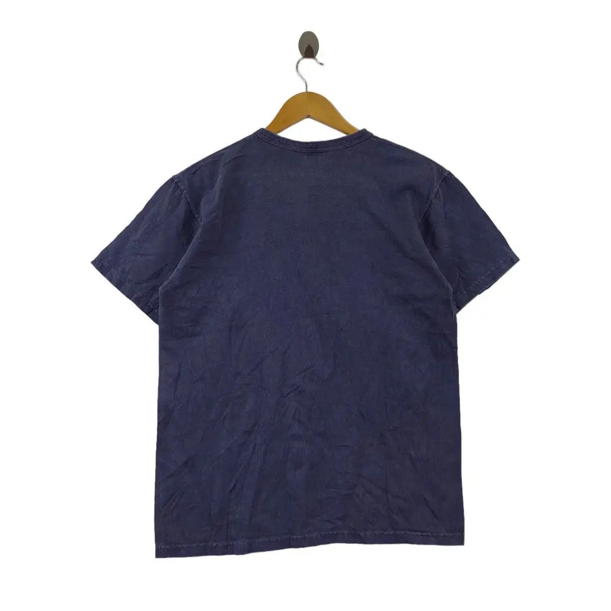 Vintage Vintage GOOD ON JAPAN Pure Natural Indigo Henley Tee Shirt Size US M / EU 48-50 / 2 - 2 Thumbnail