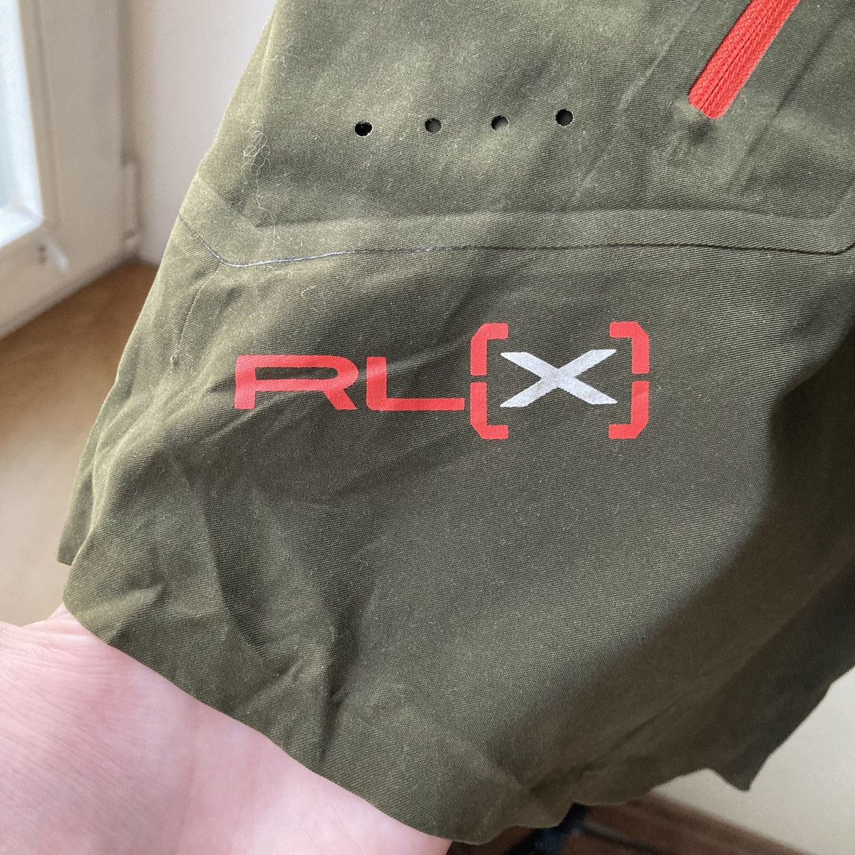 Vintage Ralph Lauren RLx Shorts Streetwear Racing Y2k Sports Style Size US 36 / EU 52 - 3 Thumbnail