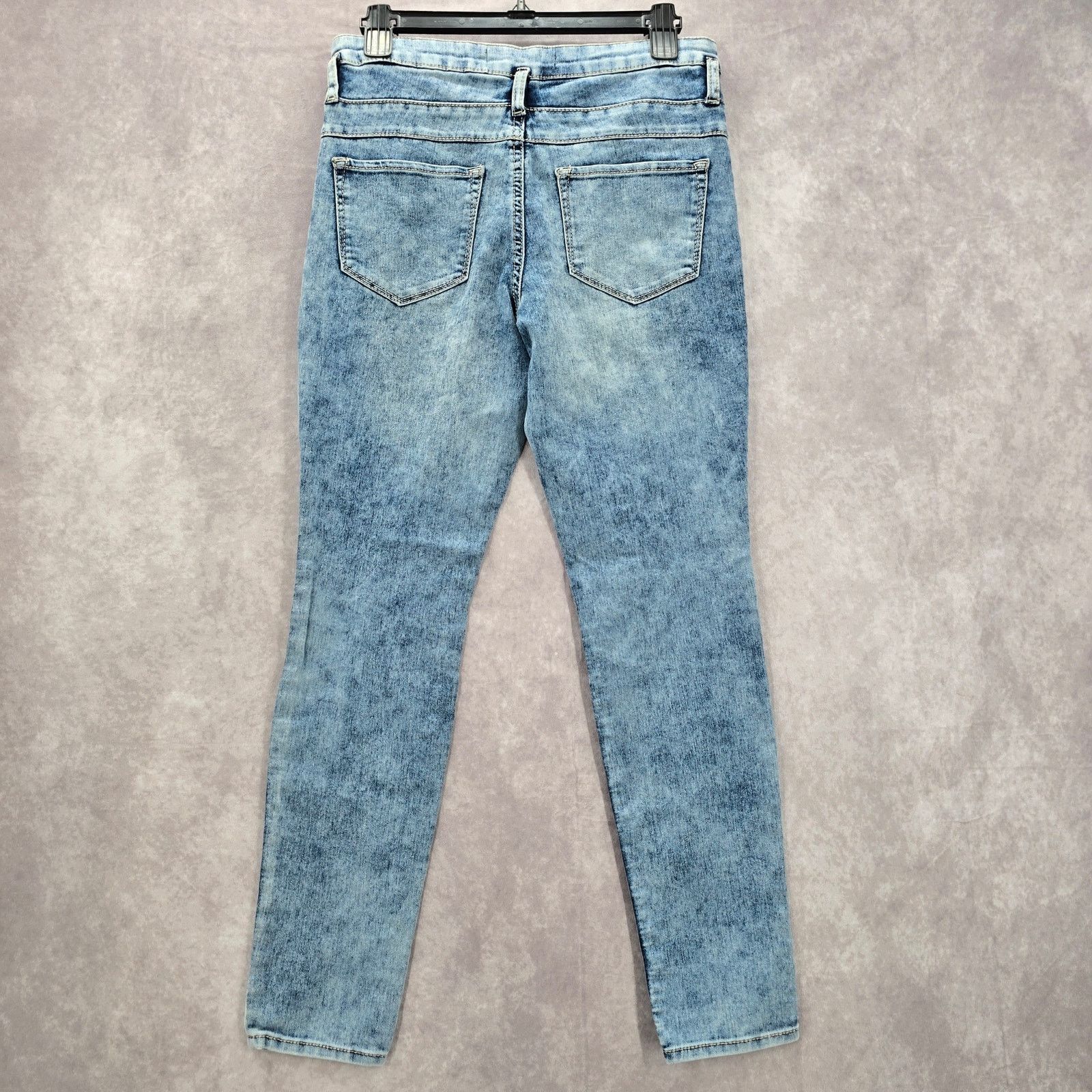 Other No Boundaries Blue Button Jeans Pants Size 9 Size 30" / US 8 / IT 44 - 2 Thumbnail