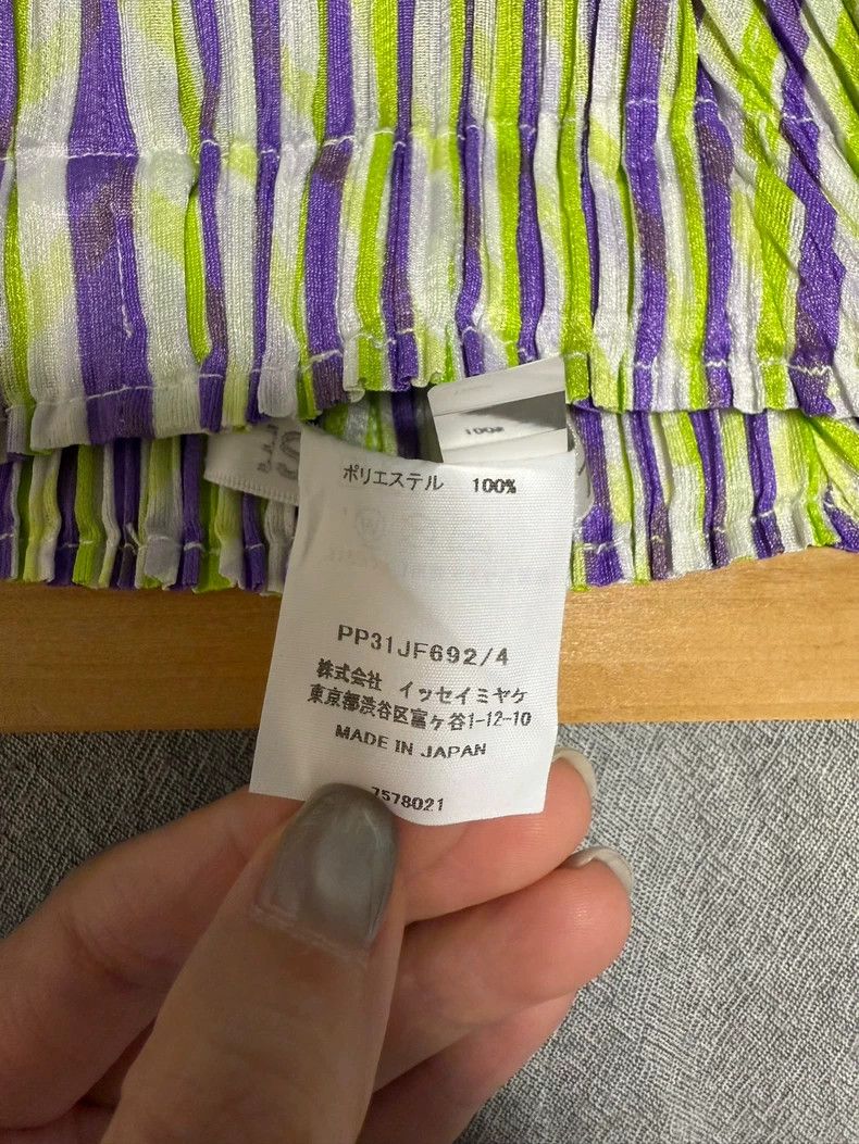 Issey Miyake Issey Miyake size:4 Yellow-purple pleated pants Size 42" / US 20 - 3 Thumbnail