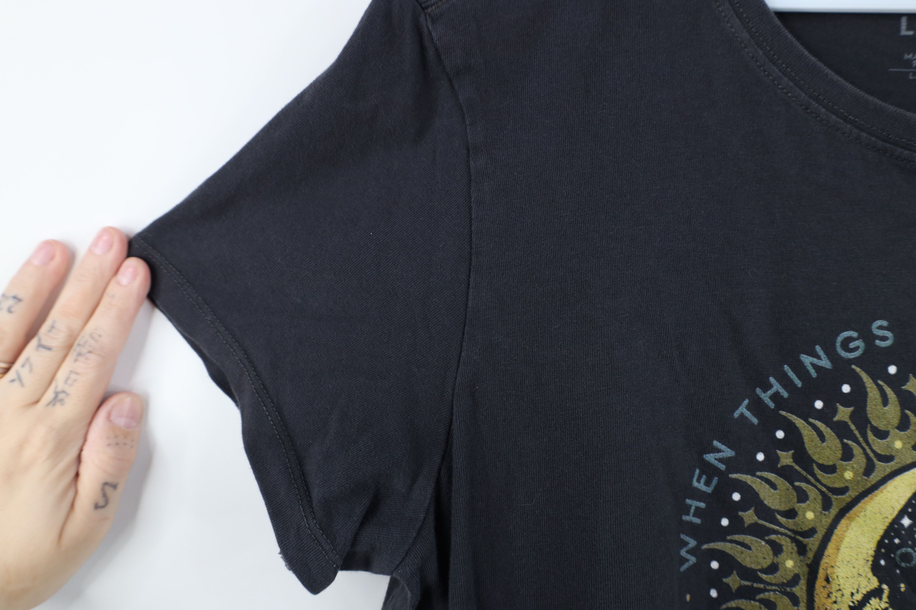 Life is Good Life Is Good Celestial Sun Moon Stars T-Shirt Gray Size L / US 10 / IT 46 - 9 Thumbnail