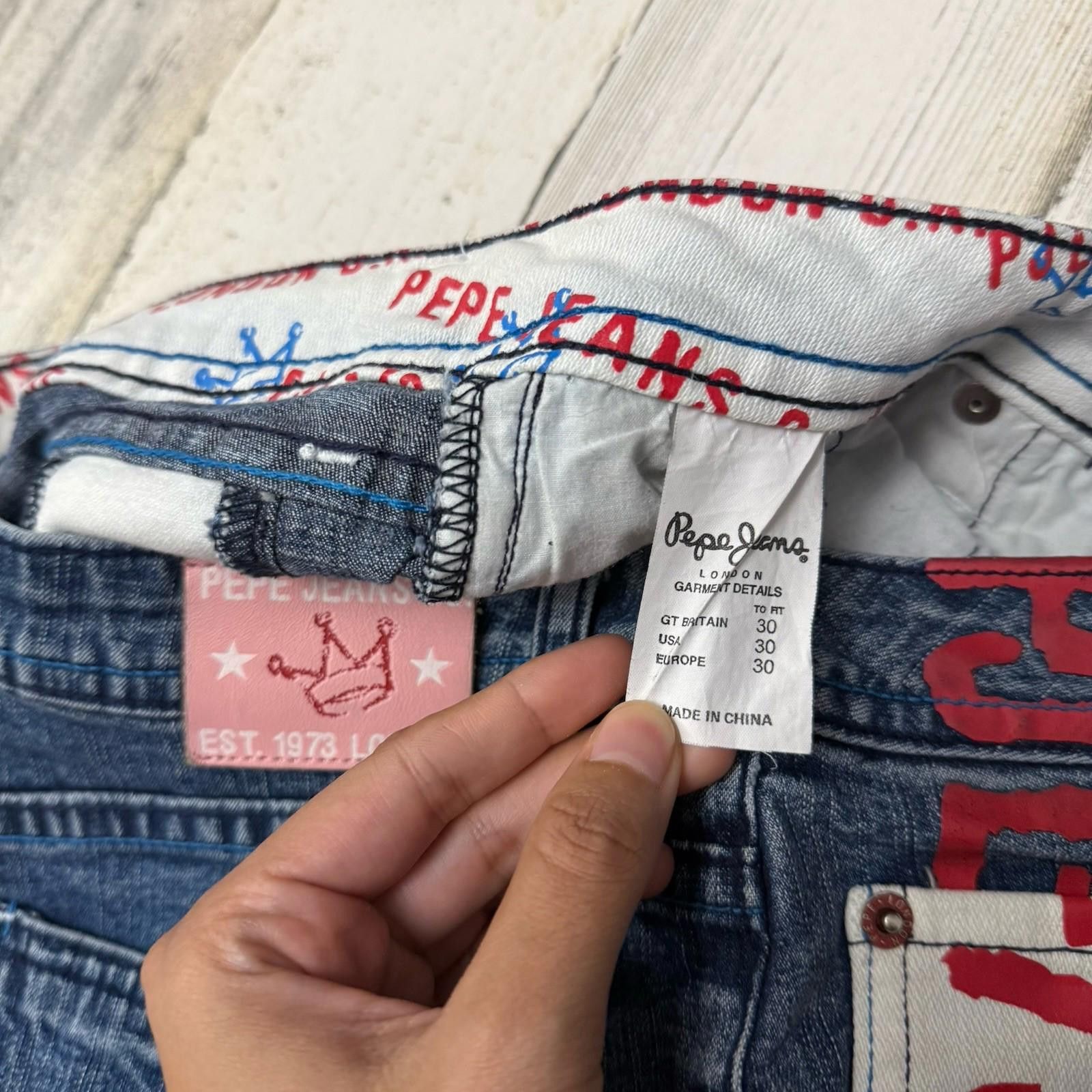 Pepe Jeans Pepe Jeans Big Logo Womens Size 30" / US 8 / IT 44 - 5 Thumbnail