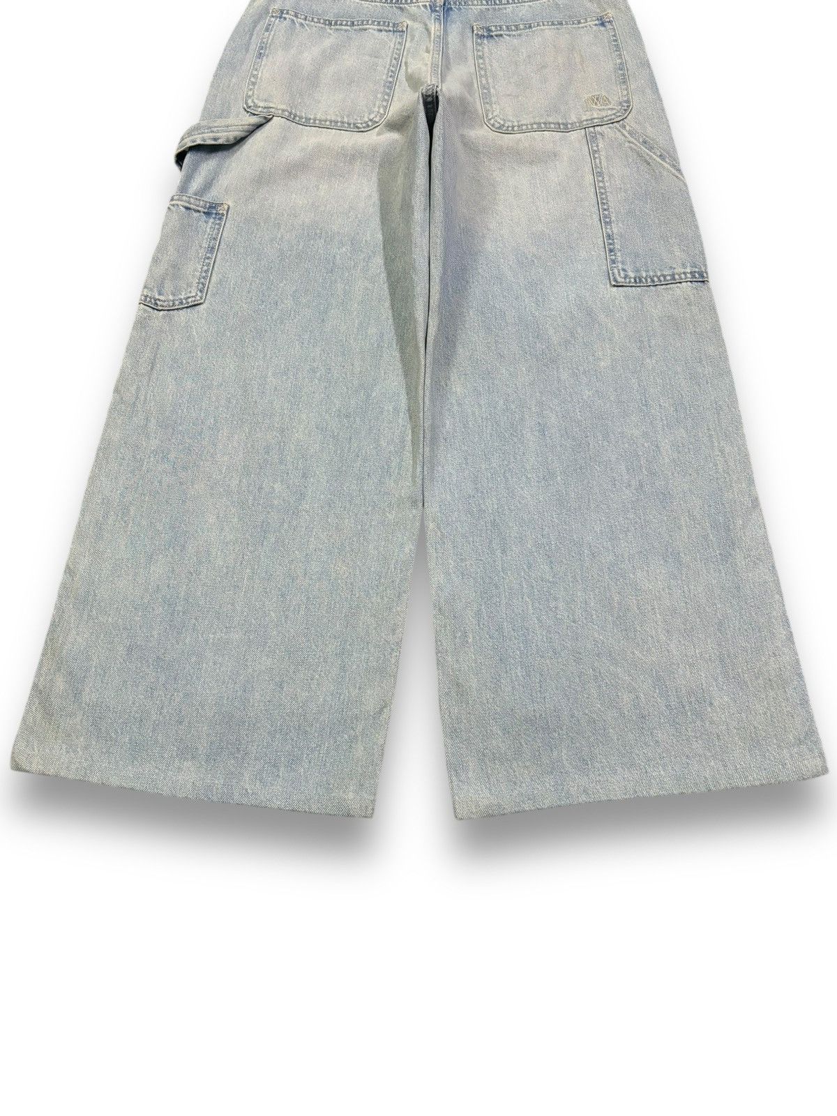 JW Anderson × Uniqlo Vintage JW Anderson x Uniqlo Blue Wash Baggy Carpenter Jeans Size US 30 / EU 46 - 13 Thumbnail