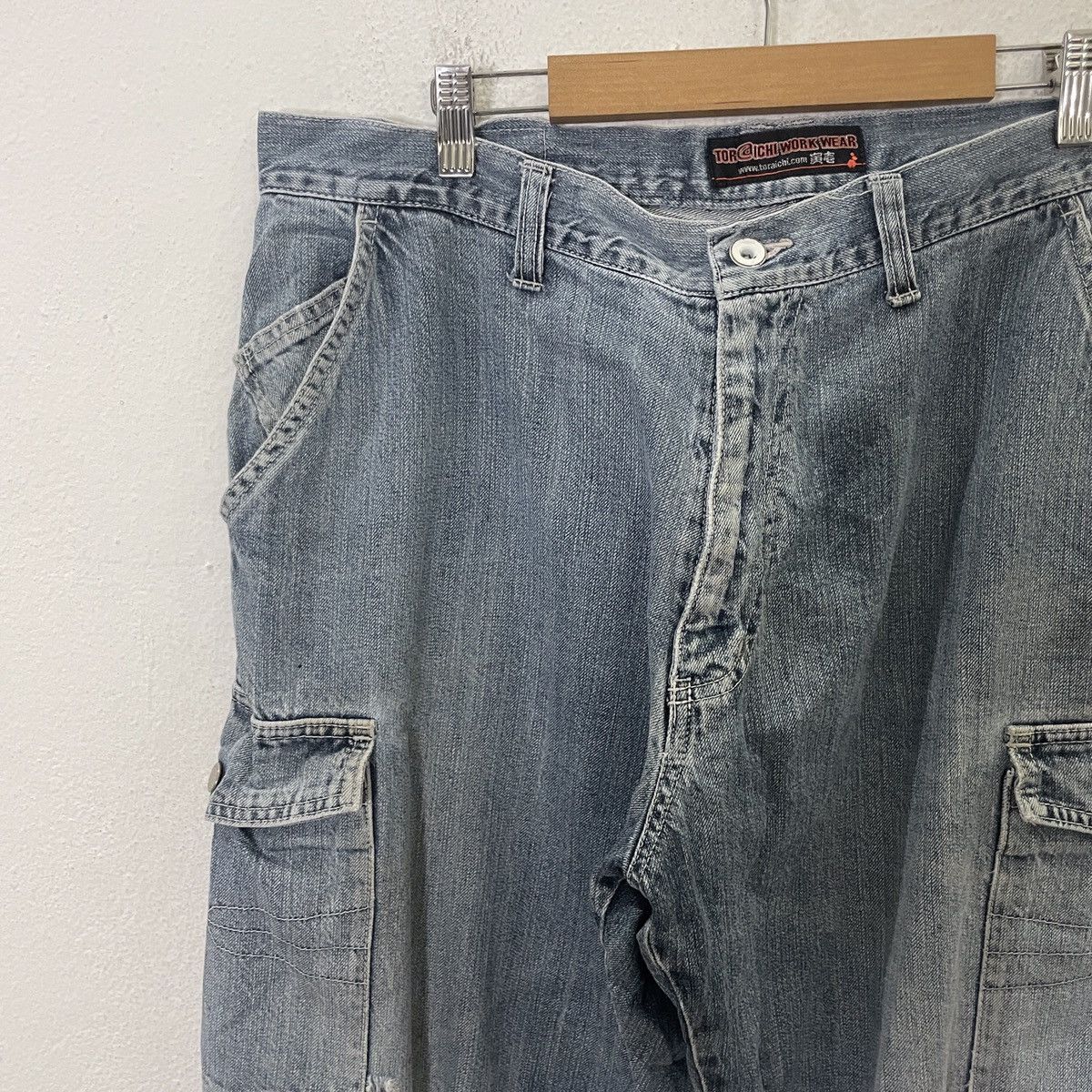 Japanese Brand Vintage Toraichi Tactical Denim Jeans Size US 35 - 3 Thumbnail