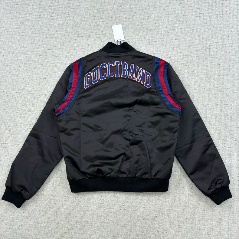 Gucci Gucci Band Academy-style logo pattern jacket 2505-Nextarrow Size US M / EU 48-50 / 2 - 2 Thumbnail