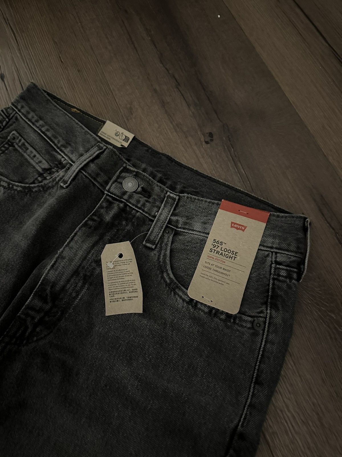 Levi's Levi’s 565 Loose Straight Jeans Size US 29 - 2 Thumbnail