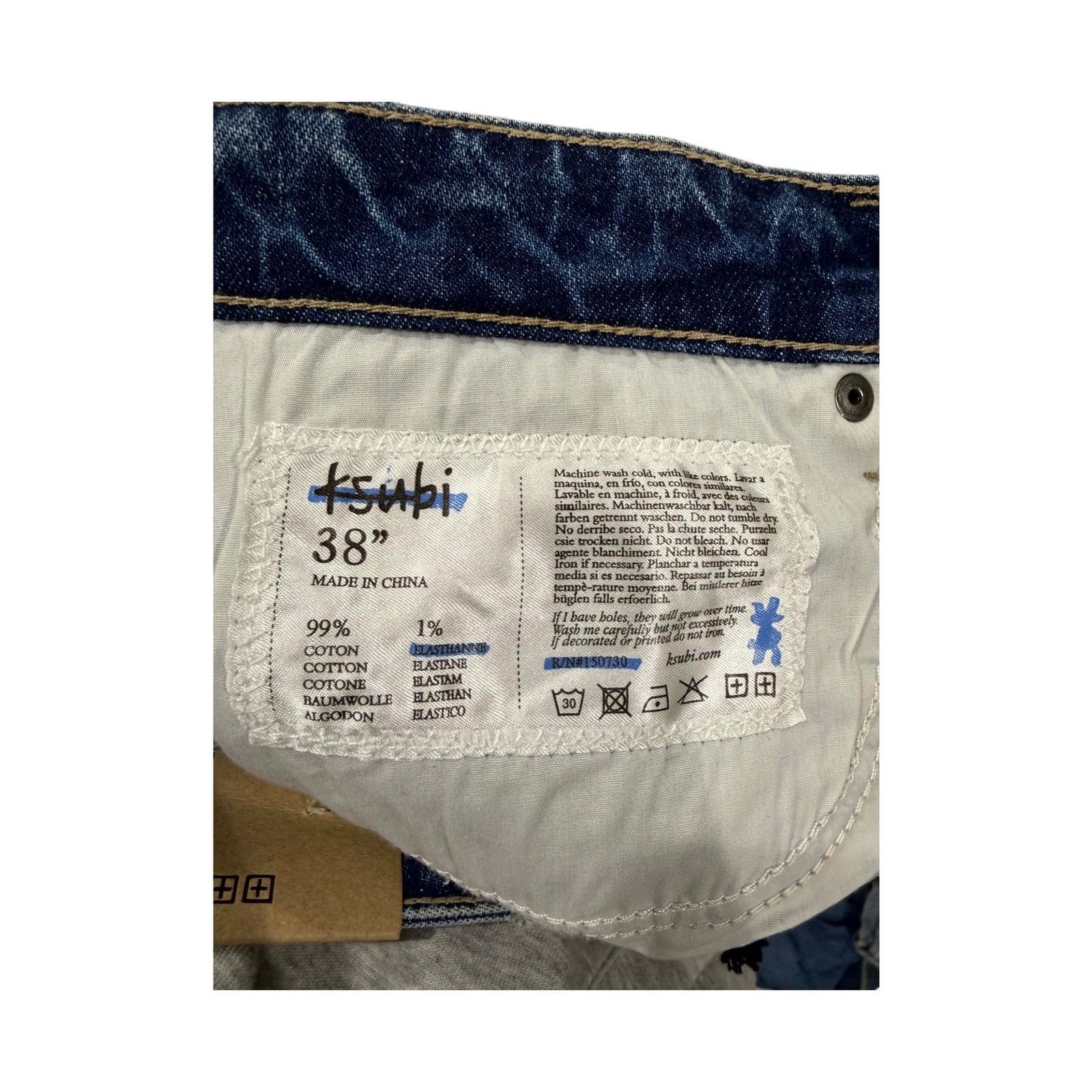 Ksubi Ksubi HIFI Ripped Light Wash Jeans Size US 38 / EU 54 - 4 Thumbnail