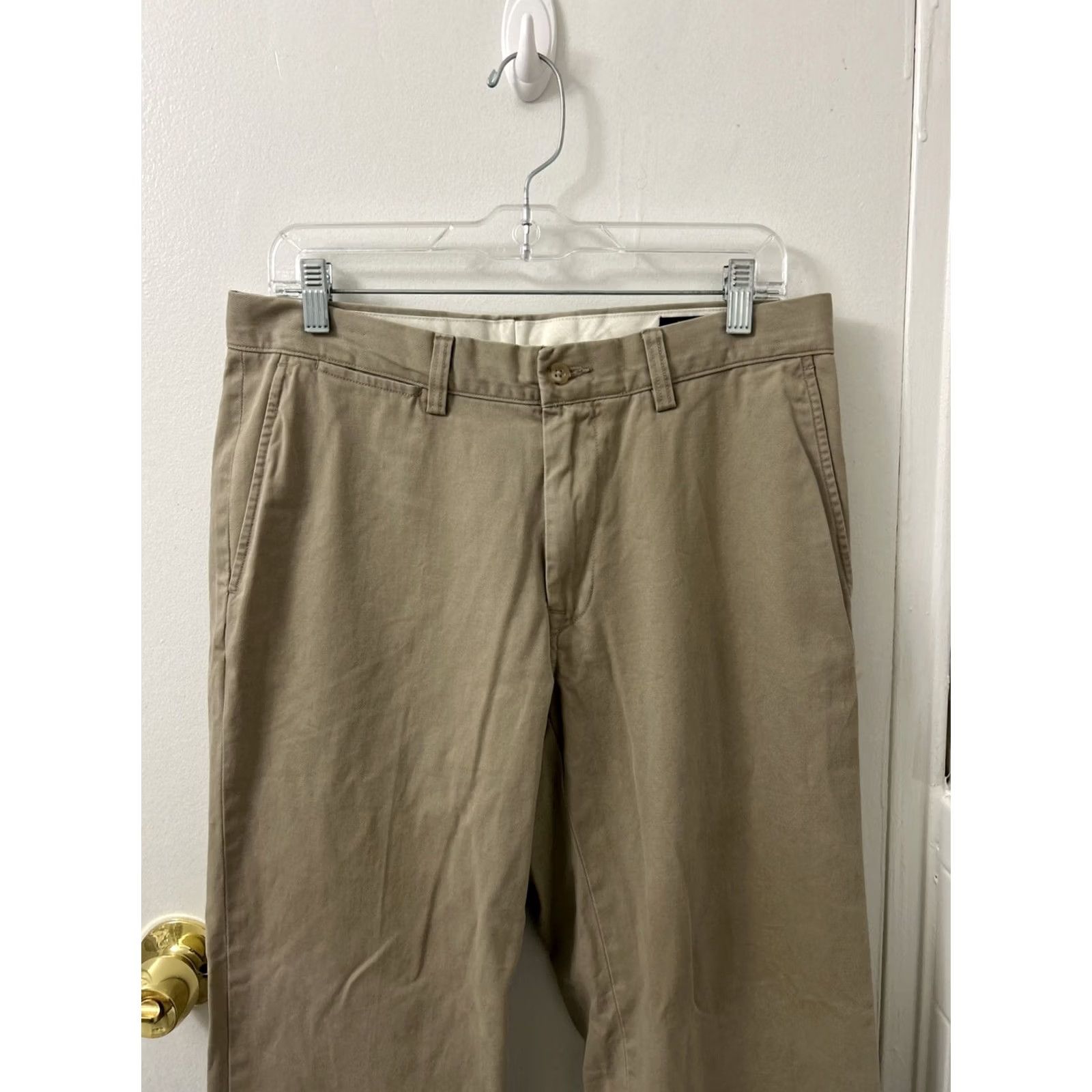 Polo Ralph Lauren Polo Ralph Lauren Pants Mens 32x32 Tan Chino Classic Fit Cotton Twill YKK Casual Business Travel Size US XS / EU 42 / 0 - 2 Thumbnail
