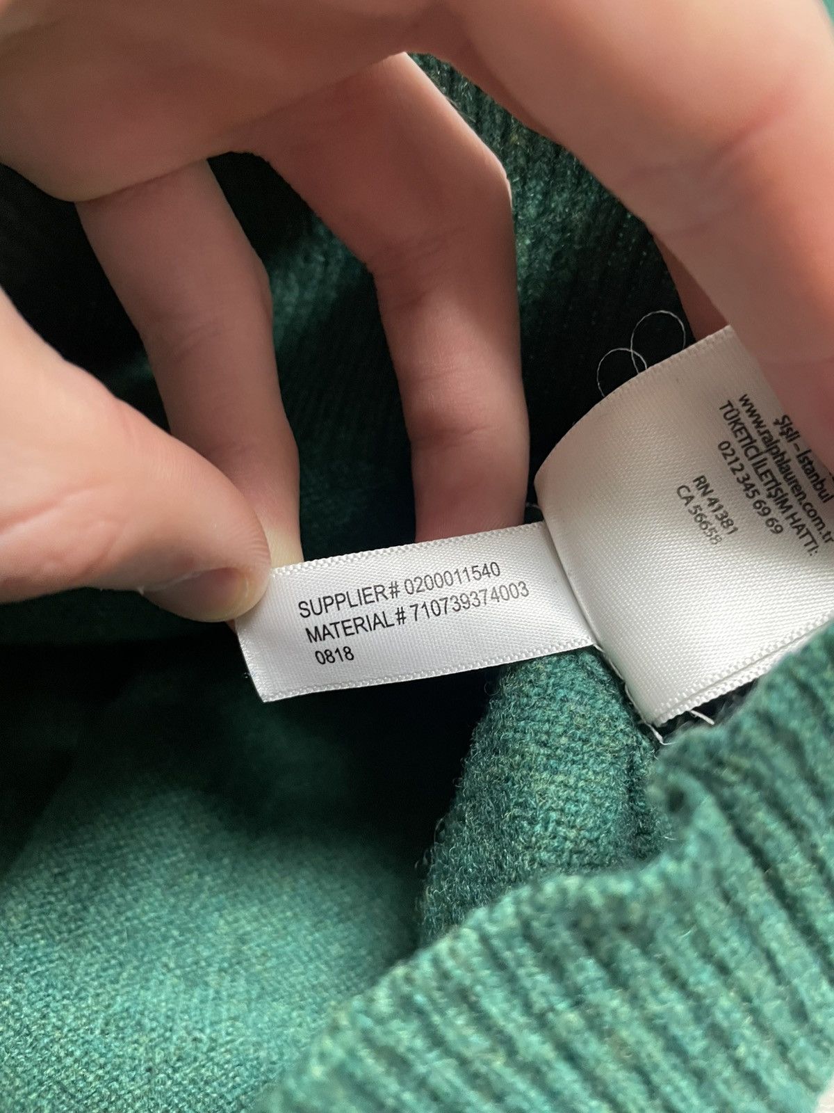 Polo Ralph Lauren Vintage Polo Ralph Lauren Green Wool Sweater Size US L / EU 52-54 / 3 - 11 Thumbnail