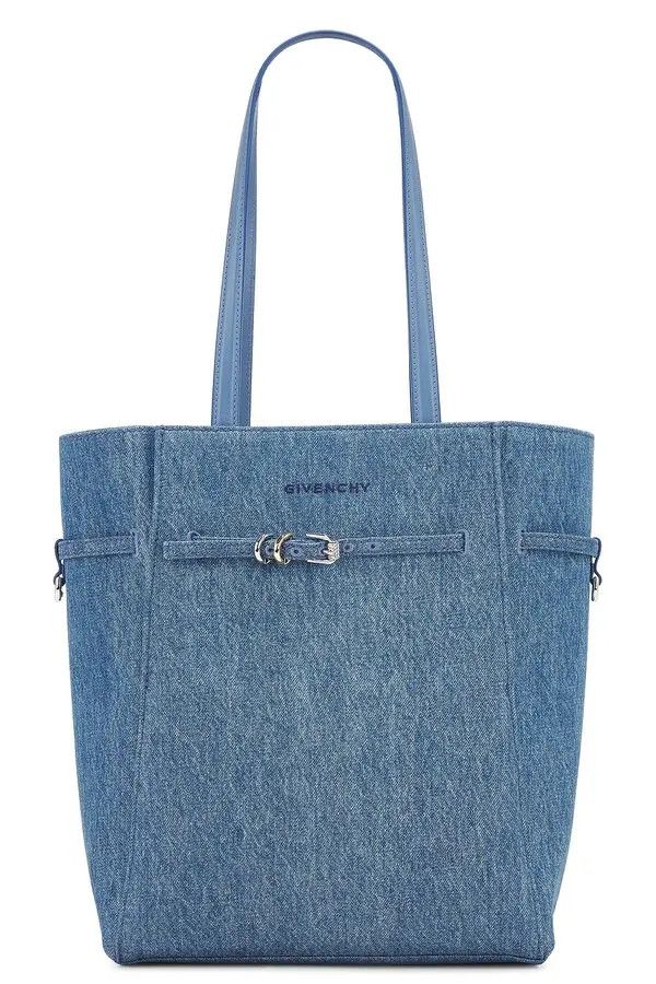 Givenchy o1w1db10525 Size: OS/Voyou Small North South Tote in Blue Size ONE SIZE - 1 Thumbnail