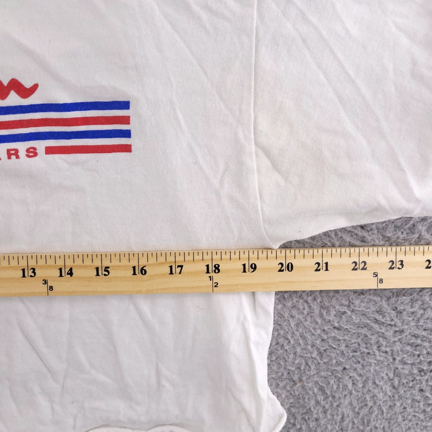 Champion Champion Shirt Womens Large White Cropped Oversize T-Shirt Crew Neck Size L / US 10 / IT 46 - 7 Thumbnail