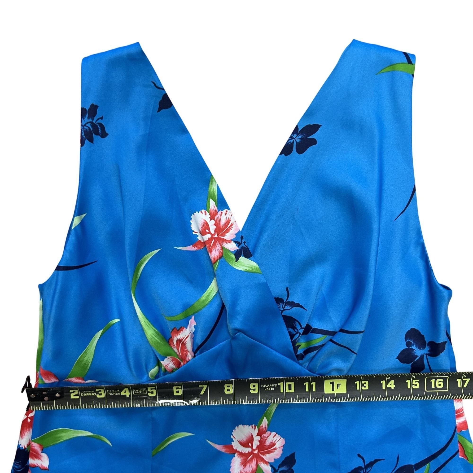 Other 60 70's Hilo Hatties FLORAL Hawaiian Wedding Dress MAXI 14 Size XL / US 12-14 / IT 48-50 - 5 Thumbnail