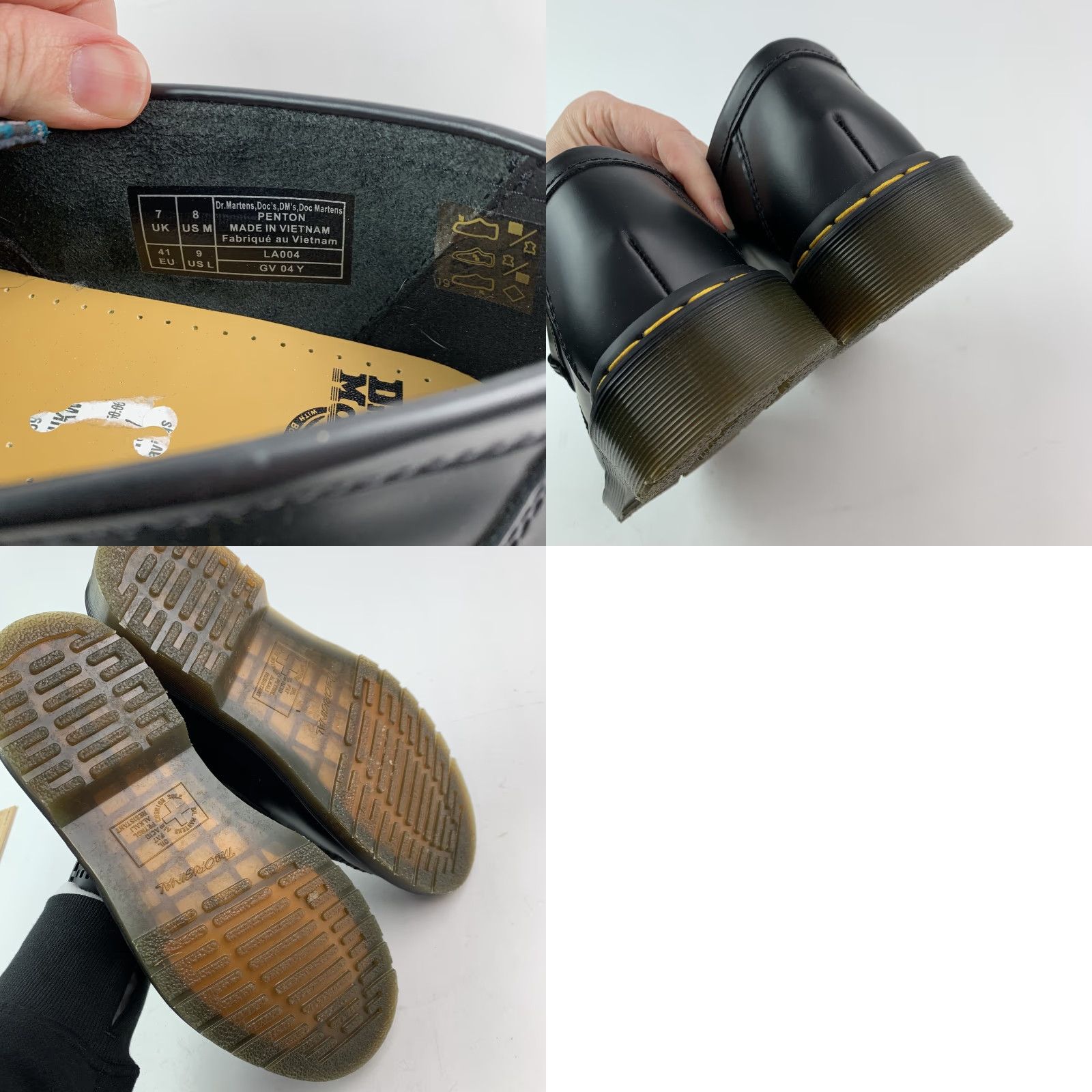 Dr. Martens Dr. Martens Penton Black Floral Brocade Leather Loafers Flats Unisex M8 W9 Size US 9 / IT 39 - 8 Thumbnail