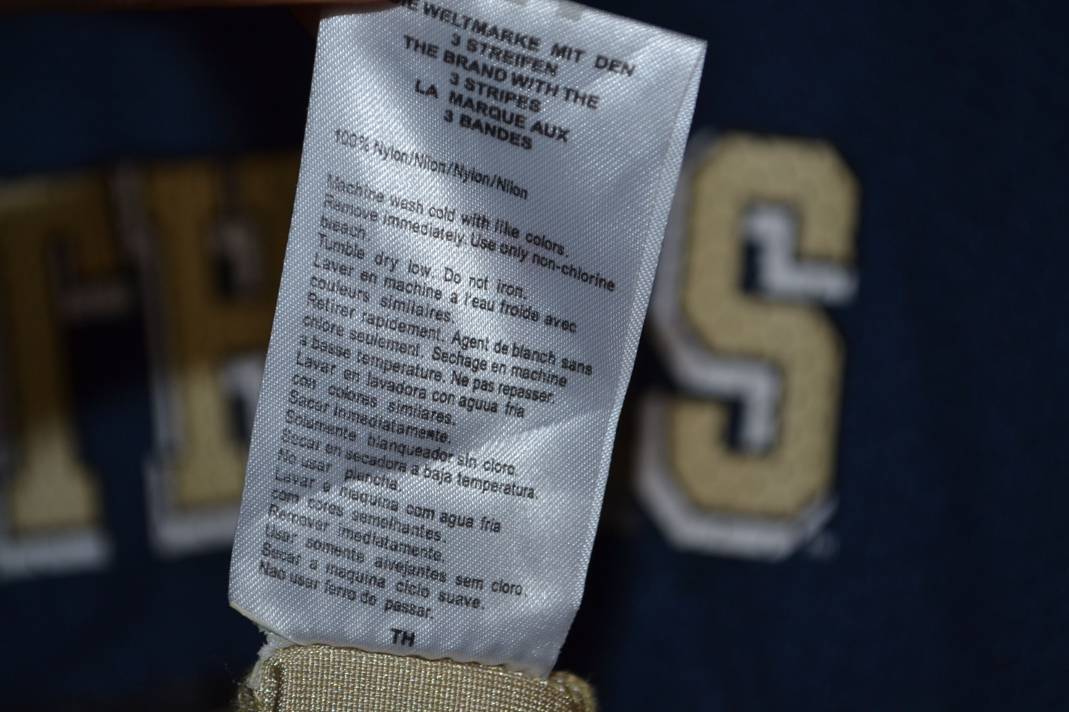 Adidas Pittsburgh Panthers Adidas Jersey #3 M Blue Size US M / EU 48-50 / 2 - 6 Thumbnail
