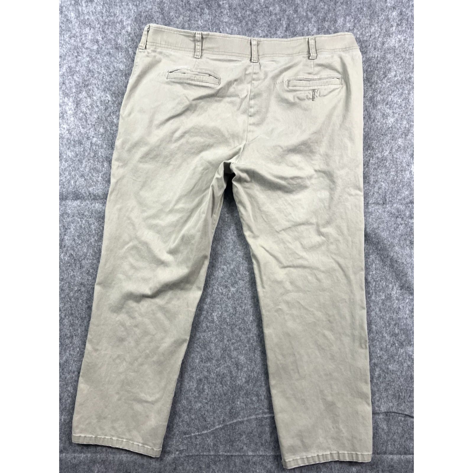 Lee Lee Extreme Motion Pants Beige Khaki Canvas Regular Straight Mens 40x30 Fall Spring Summer Winter Workwear Comfort Size US 40 / EU 56 - 4 Thumbnail